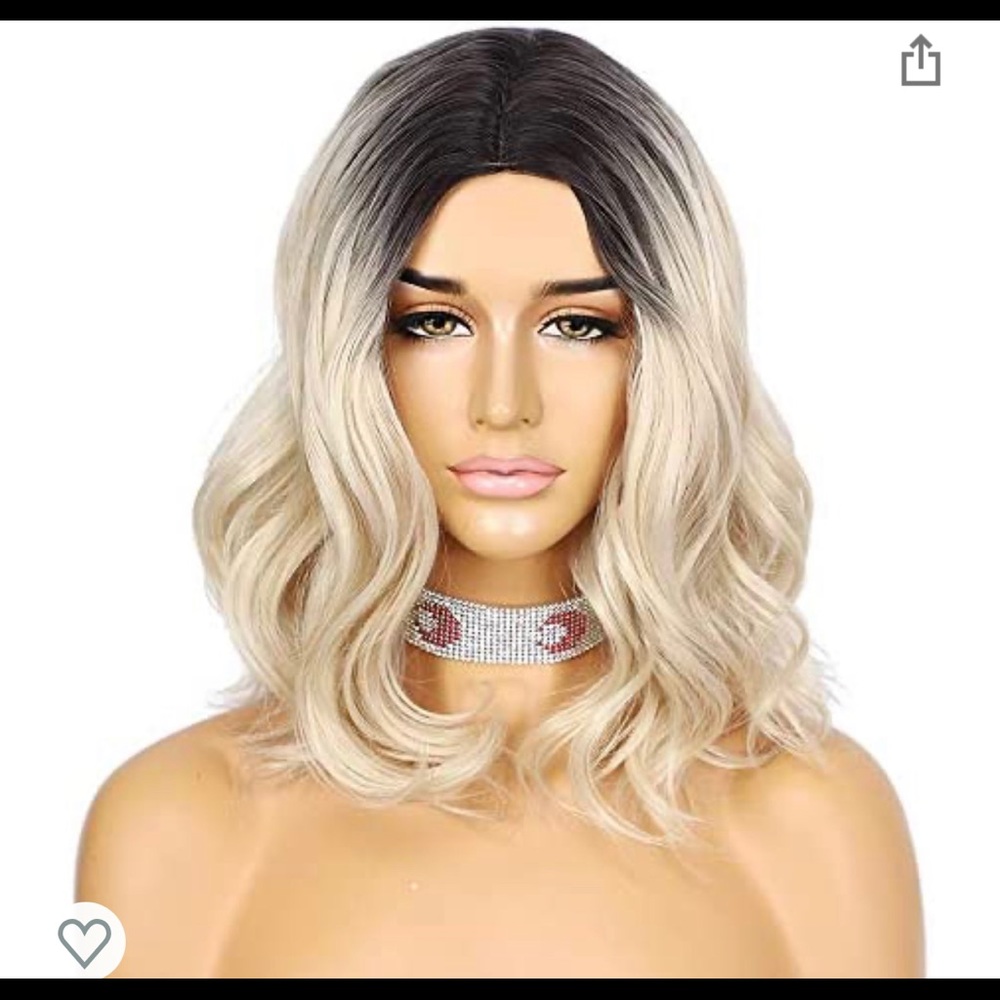 Sapphirewig Black Blonde Ombré Lace wig